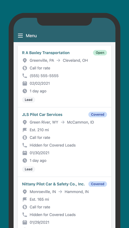 Screenshot of iPhone App